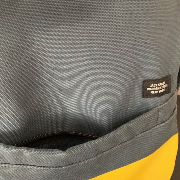Jack Spade dipped industrial canvas backpack - Picture 4 of 7
